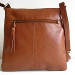 Brown Leather Pocket Messen..