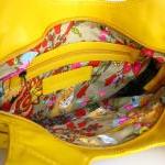 Leather Handbag Satchel Tot..